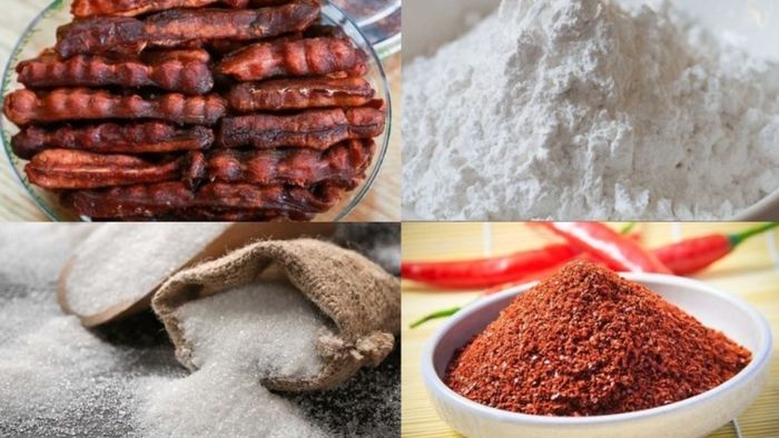 Các nguyên liệu cần chuẩn bị để làm mứt me viên muối ớt